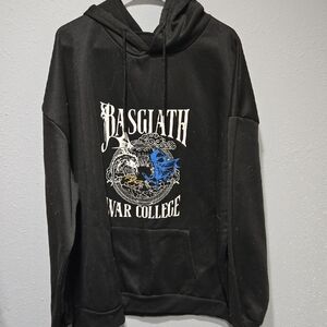 Black Graphic Hoodie